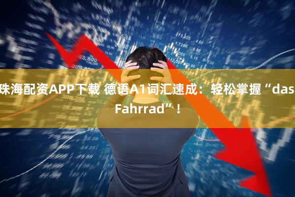 珠海配资APP下载 德语A1词汇速成：轻松掌握“das Fahrrad”！