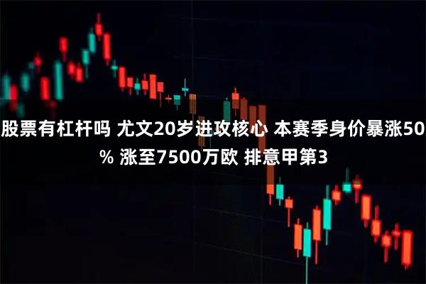 股票有杠杆吗 尤文20岁进攻核心 本赛季身价暴涨50% 涨至7500万欧 排意甲第3